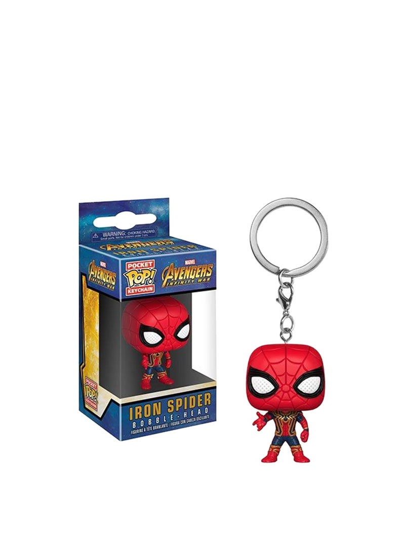Avengers Infinity War Spider Man POP Bobblehead Keychain  - Image 2