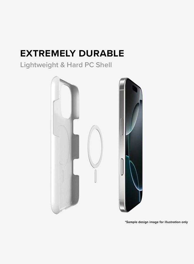 Stylizedd For iPhone 16 Pro,Case, [Compatible with MagSafe] Magnetic cover Slim fit Protection Matte, - When Words Fail (White Tape) - Image 2