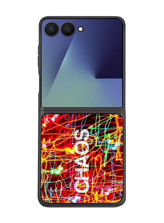 Stylizedd For Samsung Galaxy Z Flip7 Case,Slim fit Camera Protection, Shockproof Thin Phone cover  - Chaos