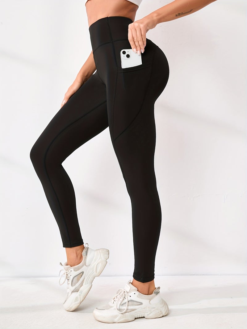 Women's High Waist Slimming Yoga Leggings for Running & Outdoor Sports - Image 1
