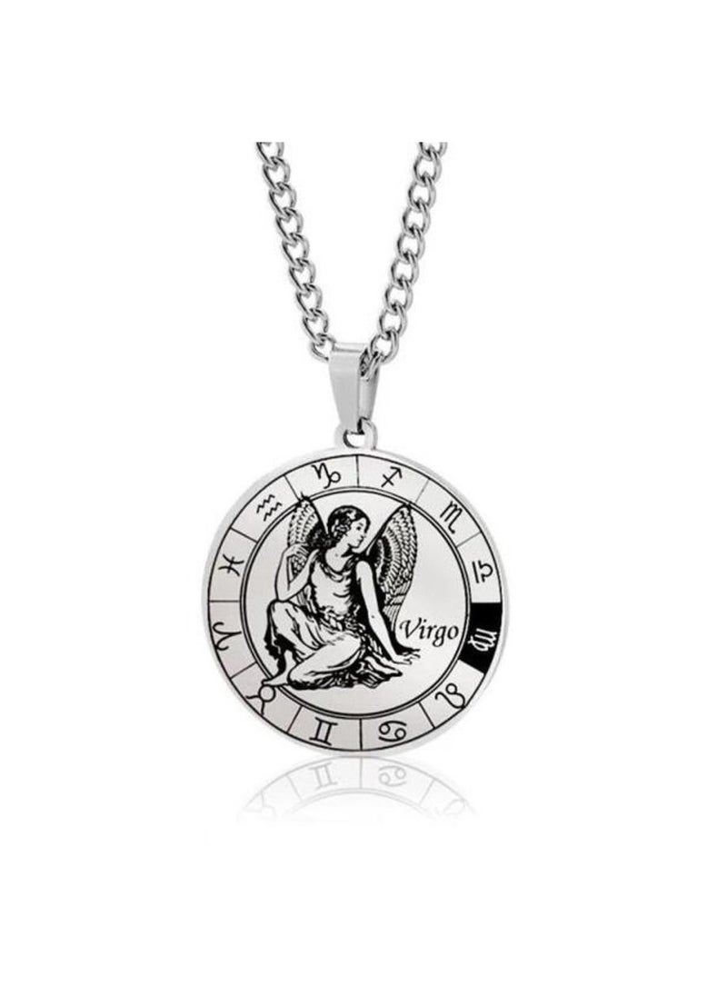 Vitalia - Zodiac necklaces of high quality stainless steel and stainless steel, suitable for women and men_Virgo - Image 1