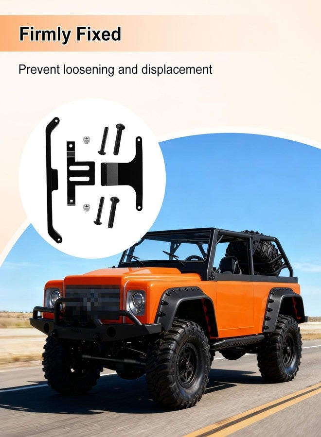 طقم تثبيت هيكل من الألومنيوم بدون مشابك، مناسب لمنصة Axial SCX10 III المزودة بهيكل CJ-7 - Image 2