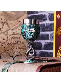 Cross-border new Harry Potter large capacity stainless steel mug 3D three-dimensional carving retro personalized beer mug Second-generation Harry Potter goblet (snake) Second-generation Harry Potter goblet (snake)