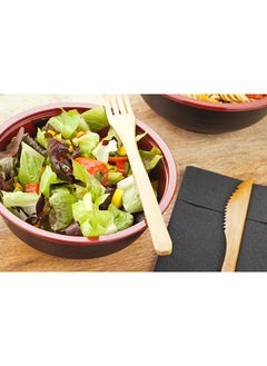 Restaurantware Restaurantware-24 Ounce Food Containers, 200 Disposable Salad Bowls - Lids Included, Microwavable, Black And Red Plastic To Go Bowls, Asian Inspired, Perfect For Picnics, Or Take Outs  - Image 3