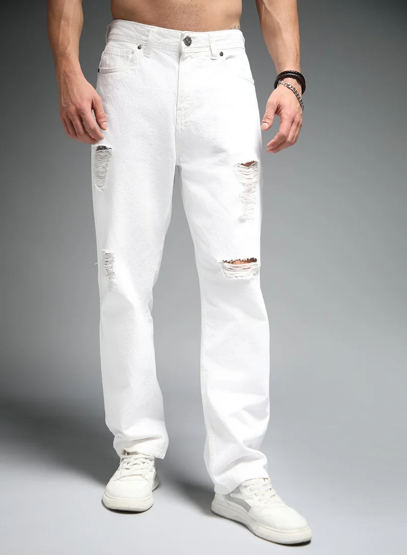 Men White Jeans