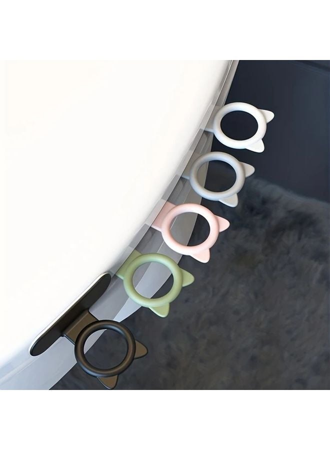 2 Pack Gray Toilet Lid Lifters Non Slip Grip For Elderly Arthritis Handicap Safety - Image 2