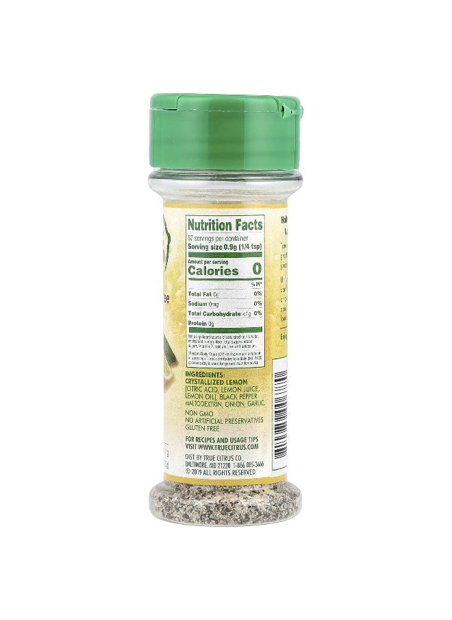 True Citrus - True Citrus, True Lemon®, Crystallized Lemon Pepper, 2.12 oz (60 g) - Image 1