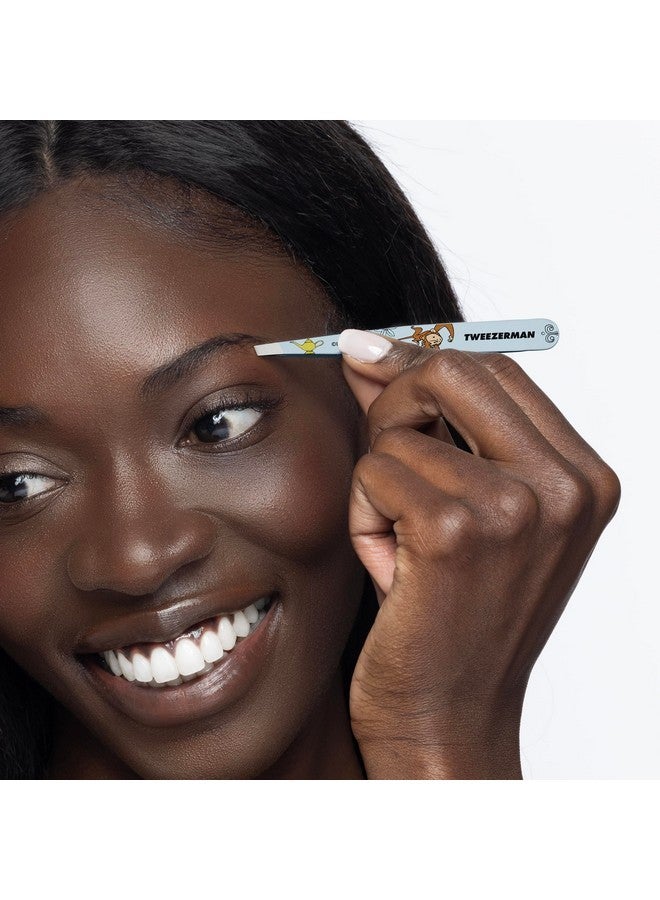 Tweezerman Jasmine Slant Tweezer - Eyebrow Tweezers For Women And Men - Image 3