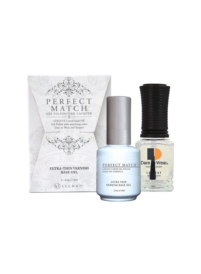 Lechat Base Gel Sealer Soak Off Gel Nail Polish UV LED Gel Polish Ultra Thin Varnish PMB03