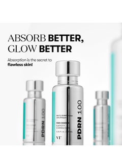 VT COSMETICS PDRN 100 Essence, Intensive Glow Serum, Vegan PDRN 100,000ppm, Skin Restoration & Recovery, Hydrating, Moisturizing, Firming, Fine Lines, Korean Skincare 1.01 fl. Oz.  - Image 3