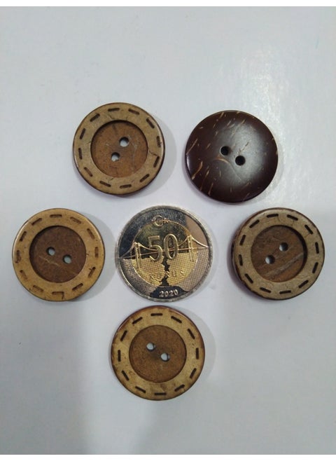 İlhan Button Stitched Model Large Size Cocanat Button