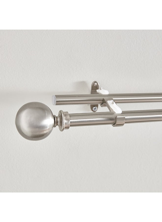 Home Box Ball Double Curtain Rod and Finial 457 cm  - Image 3