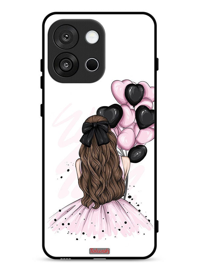 Tolwak OnePlus 13s Protective Case Cover Holding Balloons Girl Art - Image 1