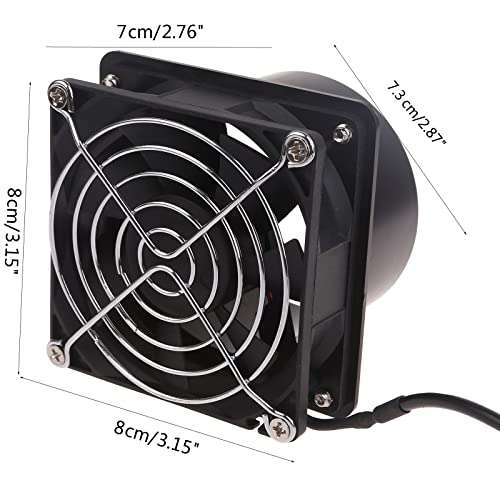 FPOUT USB Adjustable Speed Solder Smoke Absorber Fume Extractor With Pipe Duct Exhaust and Ventilation Tube - Image 2