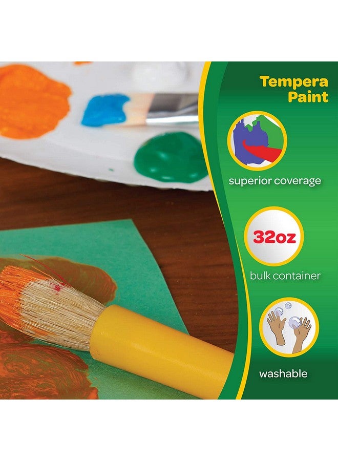 Crayola Washable Tempera Paint For Kids, Red Paint, Classroom Supplies, Non Toxic, 32 Oz Squeeze Bottle - Image 2