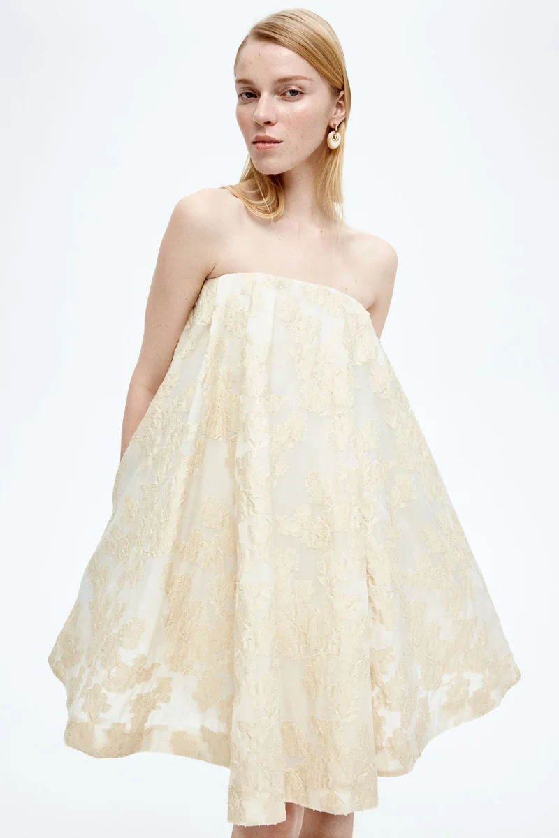 H&M Jacquard-weave mini dress