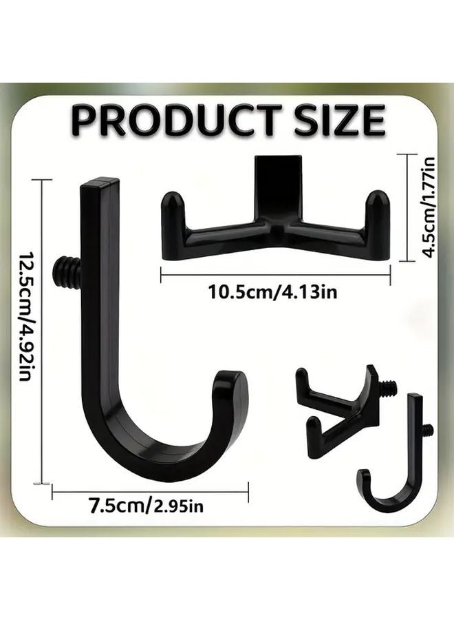 4pcs Heavy Duty Tool Hooks Garage Shed Workshop Organization Easy Installation - Image 4