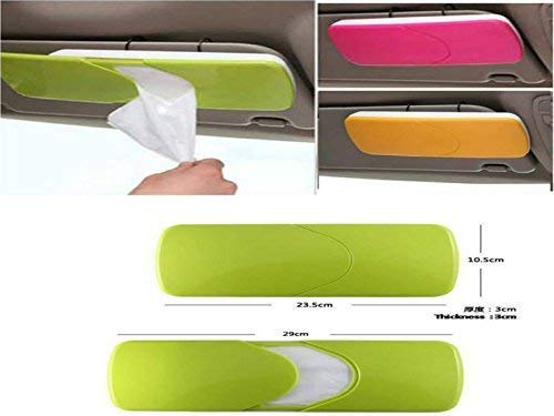 Maharsh Auto Accessories Car Sun Visor Tissue Box Car Back Seat Headrest Hanging Multi-use Tissue Box Durable Premium Elegant Design Paper Napkin Holder Tissue Holder-1pcs - Image 3