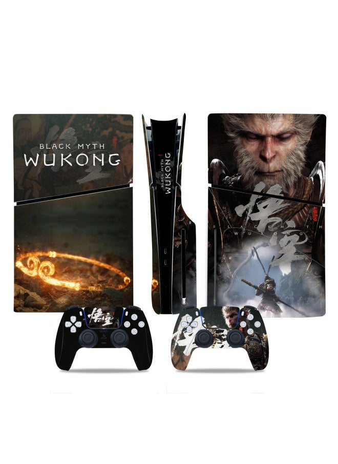 General PS5 Slim Game Sticker Full Body Sticker Black Myth Goku Sticker Protective Sticker Handle Sticker SKIN-Color:TN—P5SDigital—1245  - Image 3
