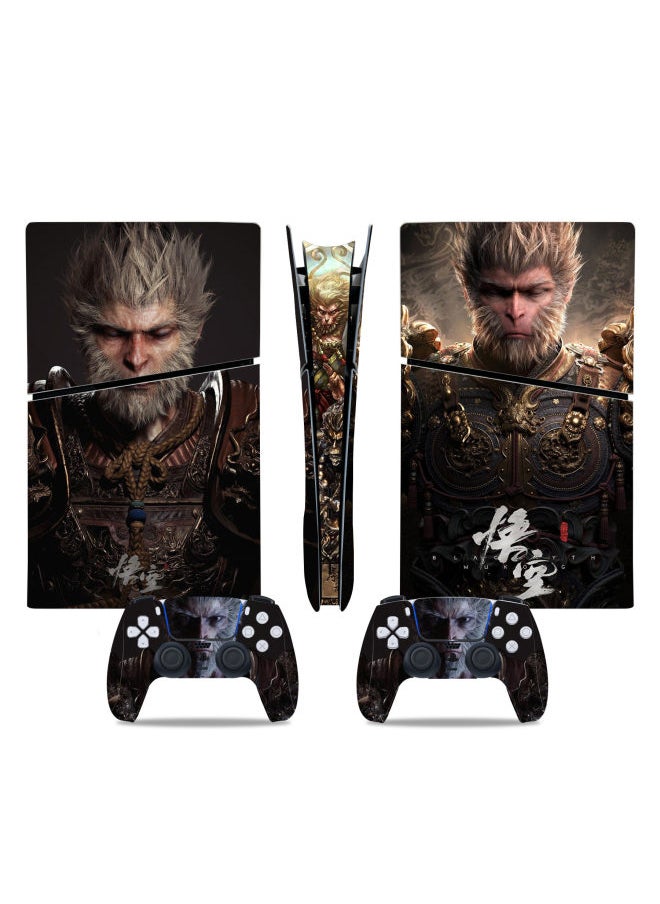 General PS5 Slim Game Sticker Full Body Sticker Black Myth Goku Sticker Protective Sticker Handle Sticker SKIN-Color:TN—P5SDigital—1245  - Image 1