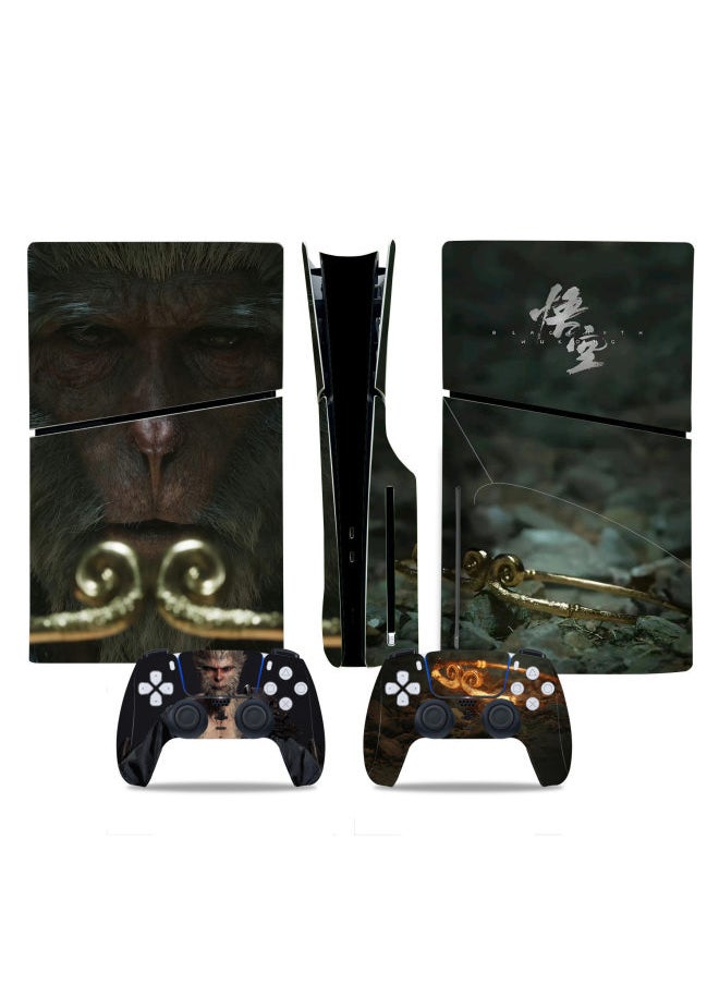 General PS5 Slim Game Sticker Full Body Sticker Black Myth Goku Sticker Protective Sticker Handle Sticker SKIN-Color:TN—P5SDigital—1245  - Image 5