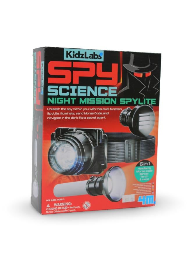 4M مجموعة 4M KidzLabs Spy Science Night Mission Spylite Kit - Image 1