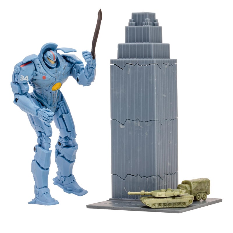 McFarlane Toys Pacific Rim McFarlane Toys Gipsy Danger (Jaeger) 4" Scale Figure Playset with Comic - Image 3