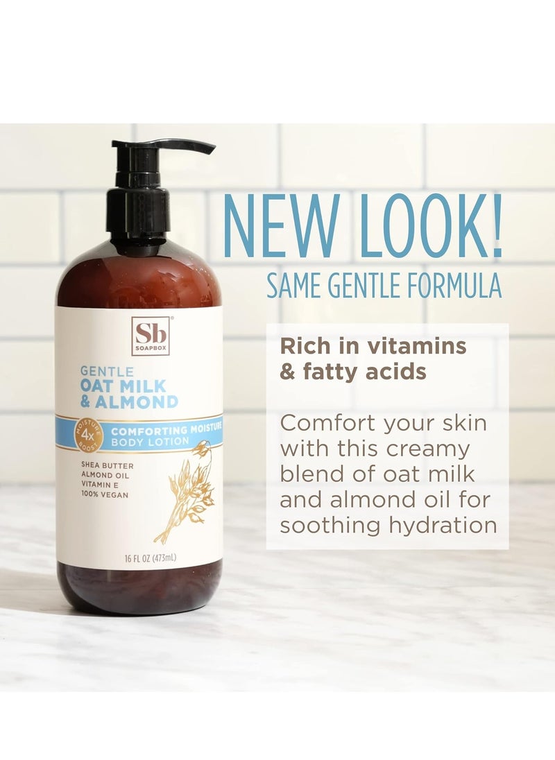 Soapbox - Soapbox Oat Milk & Chai Moisturizing Body Lotion with Shea Butter & Almond Oil | Paraben Free, Cruelty Free, Vegan, Made in the USA (16oz, 3 Pack) - Image 1