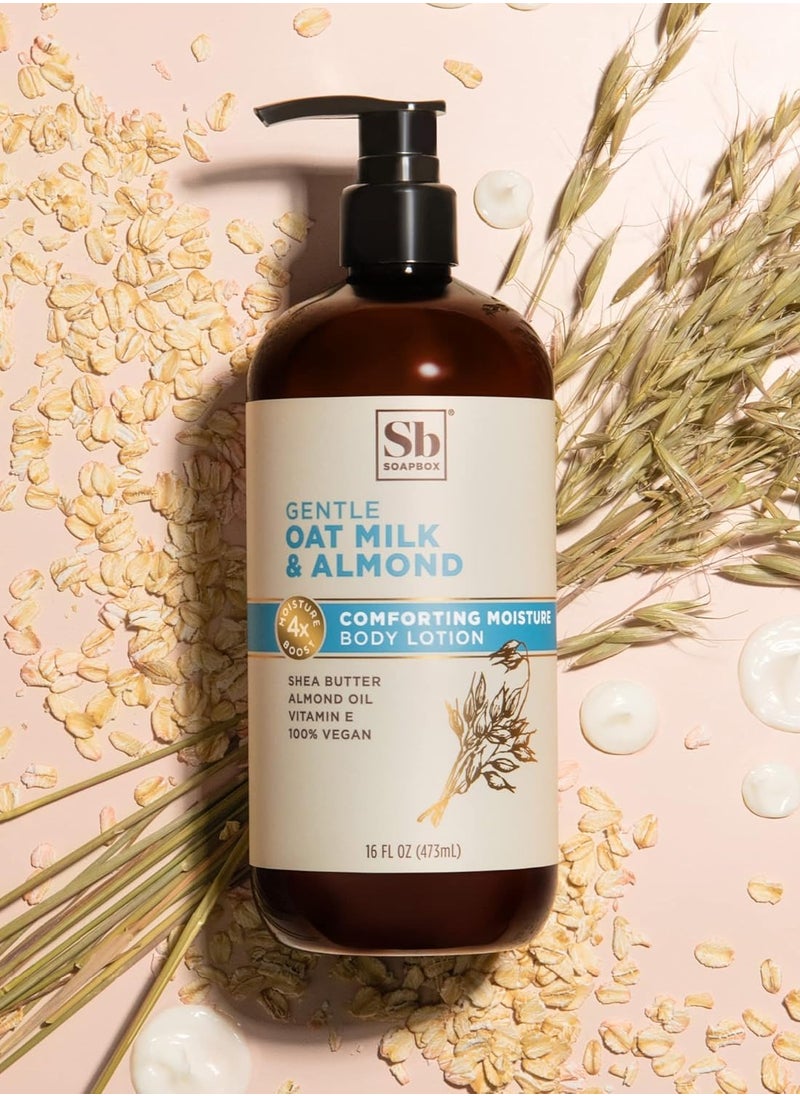 Soapbox - Soapbox Oat Milk & Chai Moisturizing Body Lotion with Shea Butter & Almond Oil | Paraben Free, Cruelty Free, Vegan, Made in the USA (16oz, 3 Pack) - Image 1