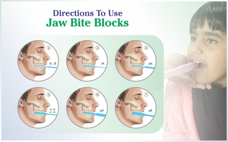 SpeechGears Jaw Bite Blocks Speech Therapy Tool (Pink) - Image 4