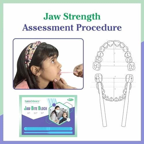 SpeechGears Jaw Bite Blocks Speech Therapy Tool (Pink) - Image 3