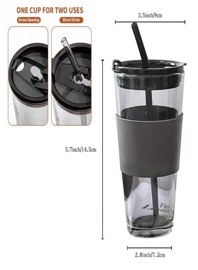 KRIVAZ Stainless Steel Insulated Tumbler with Lid & Straw, 100% Leakproof Double Wall Tumblers with Handle, Hot & Cold Drink Sipper for Office,Gym & Outdoors 1200ml Tumbler (Candy + Black Mugs) - Image 3
