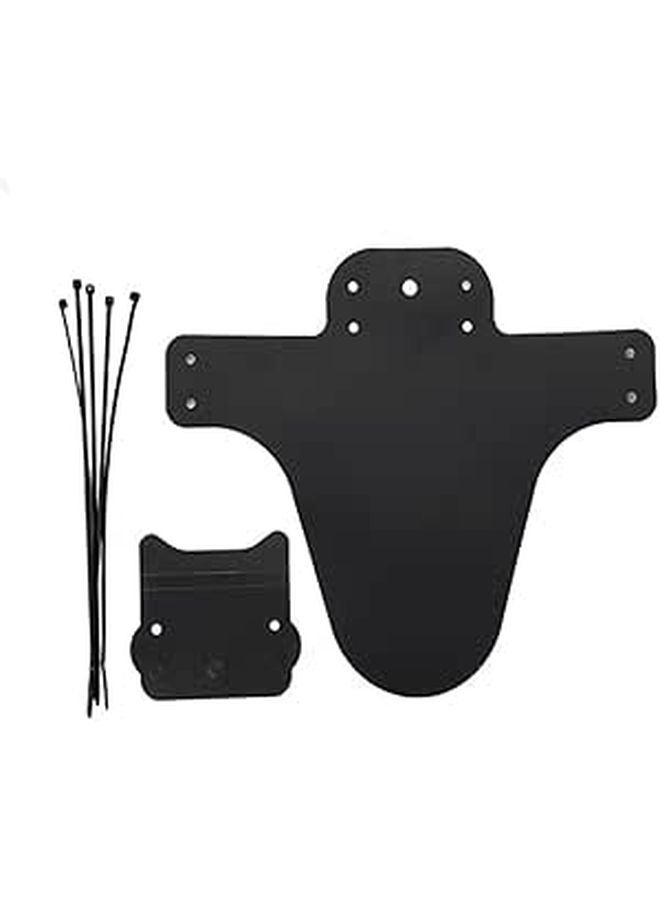 2 Sets Black Bike Front Fork Mud Guards for Mountain and Road Cycling Easy Installation - Image 1