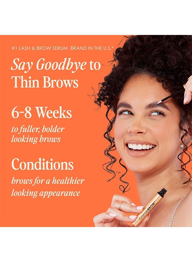 Grande Cosmetics GrandeBROW Brow Enhancing Serum for Fuller, Bolder, Looking Eyebrows - Brow Serum with Vitamins, Peptides, Antioxidants, Amino Acids, Cruelty-Free, 3ml - Image 3