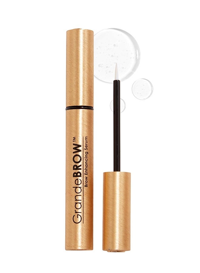 Grande Cosmetics GrandeBROW Brow Enhancing Serum for Fuller, Bolder, Looking Eyebrows - Brow Serum with Vitamins, Peptides, Antioxidants, Amino Acids, Cruelty-Free, 3ml - Image 1