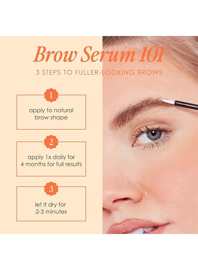 Grande Cosmetics GrandeBROW Brow Enhancing Serum for Fuller, Bolder, Looking Eyebrows - Brow Serum with Vitamins, Peptides, Antioxidants, Amino Acids, Cruelty-Free, 3ml - Image 5