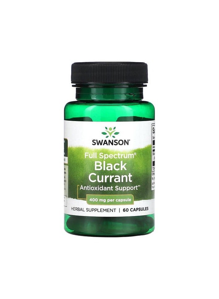 Full Spectrum Black Currant, 400 mg, 60 Capsules