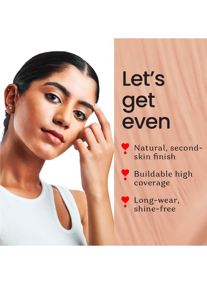 Color Cupid Color Cupid Truly Me Liquid Foundation | High Coverage, Easy Blend | Everyday Comfort, Longwear, Second skin finish | Triple power of Niacinamide, Ceramides and Hyaluronic Acid | Cappuccino | 30ml  - Image 2