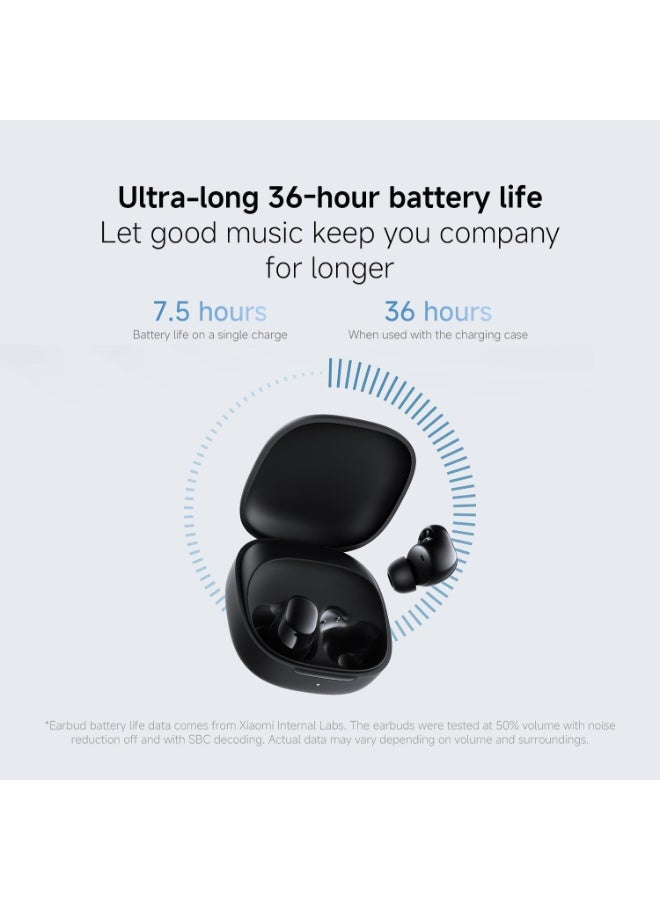 ELTRAZONE (Optimized for SEO, 210 characters max): Buds 6 Play True Wireless Earbuds, Black | Deep Bass Bluetooth Earphones with Long Battery Life, Fast Charging, Touch Control & Noise Reduction Mic for Clear Calls and Immersive Sound - Image 2