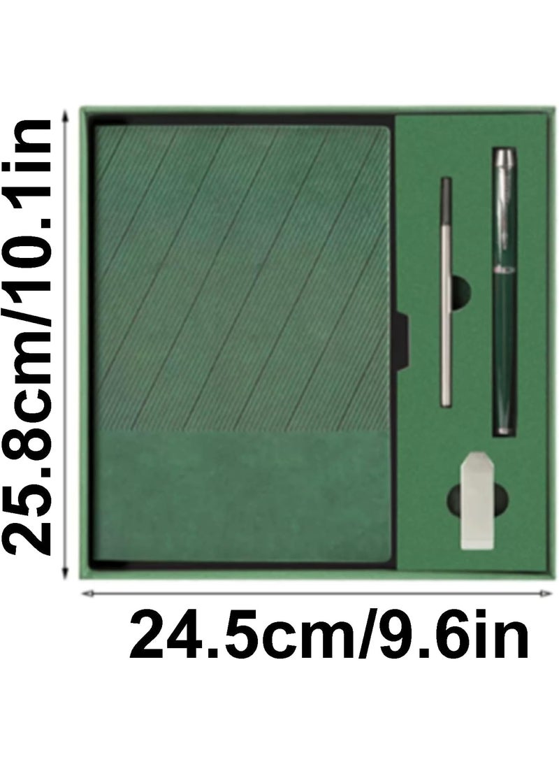 Beautiful Spiral-Bound Notebook, Faux Leather A5 Notebook, Lined Notepad, Ideal for Home, School, and the Office, 200 Pages/100 Sheets, Easy to Carry - Image 2