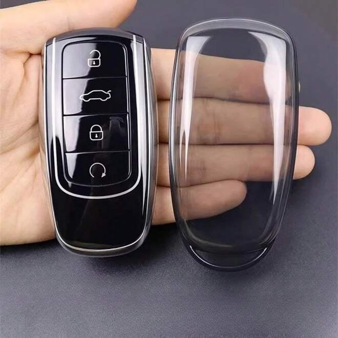 Transparent TPU Car Remote Key Case Cover For Chery Tiggo 8plus Tiggo 8 New 5 Plus 7pro Max Omoda 5 C5 Accessories Protector