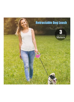 Pet Walking Retractable Leash With Anti-Slip Handle Pink/Grey 19 x 4.5cm - pzsku/ZBA70A2021B0360DF35F2Z/45/_/1694235493/79799dc4-3f41-468b-98ab-f4cfb8666940