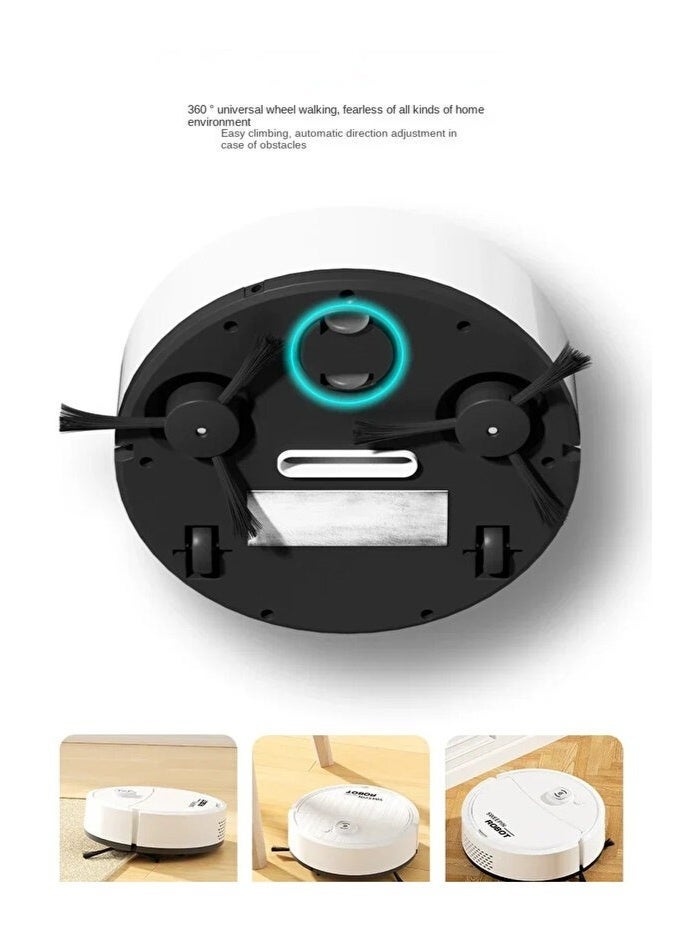 Macon 3-in-1 Smart Robot Vacuum Cleaner (Black) - Sweeping, Vacuuming, and Mopping Machine - Image 4