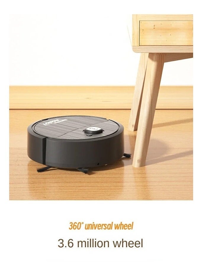 Macon 3-in-1 Smart Robot Vacuum Cleaner (Black) - Sweeping, Vacuuming, and Mopping Machine - Image 1