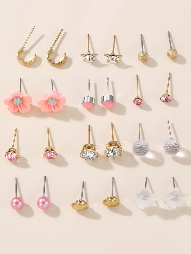 Take Two Take Two Set of 12 - Assorted Earrings