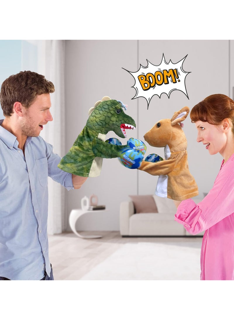 Kangaroo Boxing Hand Puppet Soft Plush Interactive Toy for Role Play, Storytelling, and Early Learning (For Boys and Girls)  - Image 3