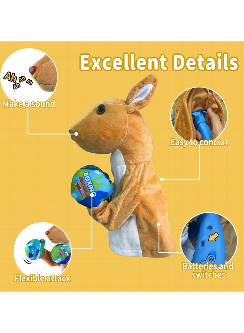 Kangaroo Boxing Hand Puppet Soft Plush Interactive Toy for Role Play, Storytelling, and Early Learning (For Boys and Girls)  - Image 4