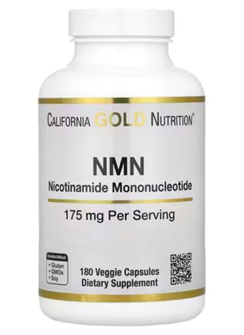 NMN, 175 mg , 180 Veggie Capsules