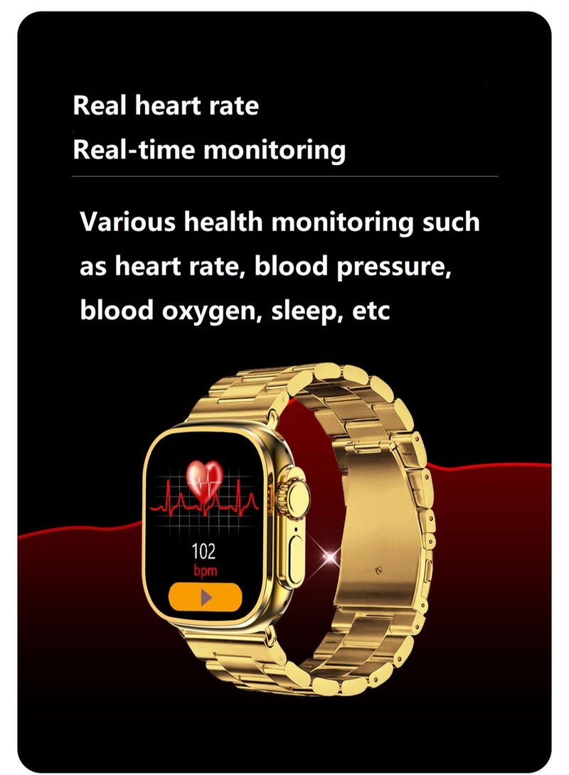 M9ultra Max Waterproof Smartwatch for Easy Daily Reminders Bluetooth Connectivity Real-Time Health a Powerful Sports Smartwatch - Image 3