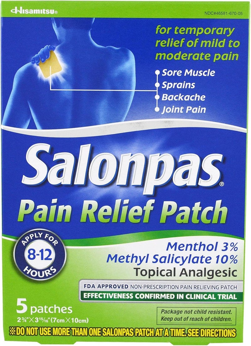 Salonpas Pain Relief Patch - 5 Patches